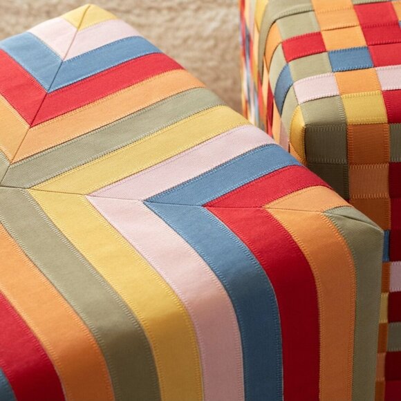 Samuel & Sons 2 + 2.1 Yard Turquoise Mist 1.5" Cambridge Strie Braid Trimming - Picture 7 of 11